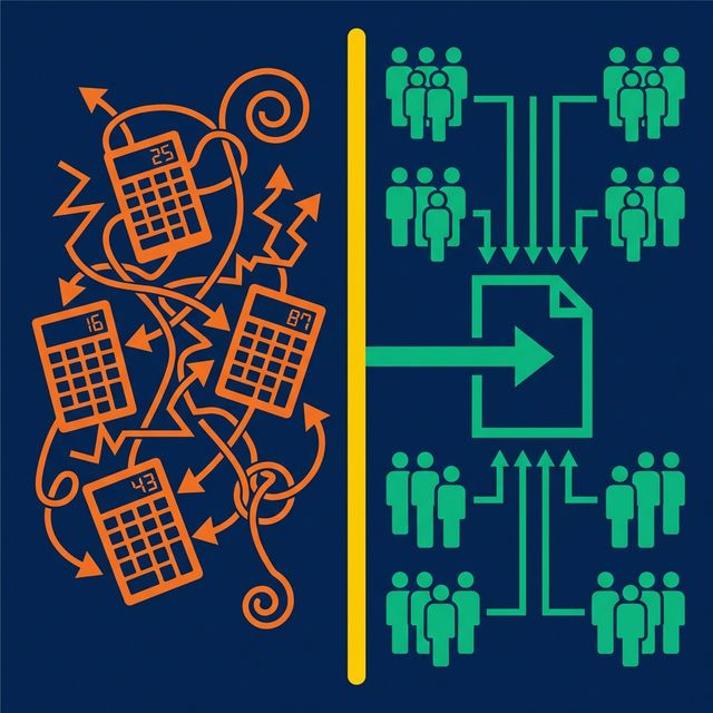 Without vs. with a semantic layer — from metric chaos to alignment